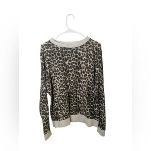 Pink lily leopard long sleeve♥️